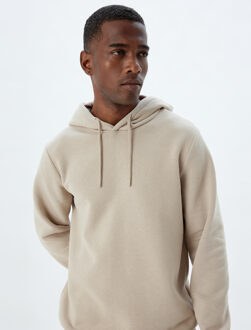 SWEATSHIRTS Capuchon kraag Bci-katoen Sweatshirt Beige