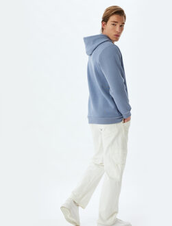 SWEATSHIRTS Capuchon kraag Bci-katoen Sweatshirt Blauw