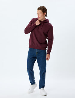 SWEATSHIRTS Capuchon kraag Bci-katoen Sweatshirt Bordeaux
