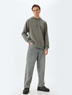 SWEATSHIRTS Capuchon kraag Bci-katoen Sweatshirt Grijs