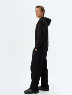 SWEATSHIRTS Capuchon kraag Bci-katoen Sweatshirt Zwart