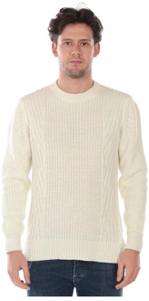 Sweatshirts Daniele Alessandrini , White , Heren - Xl,L