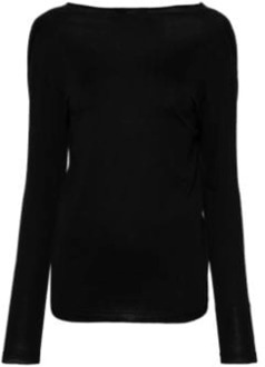 Sweatshirts Fabiana Filippi , Black , Dames - M,S,Xs