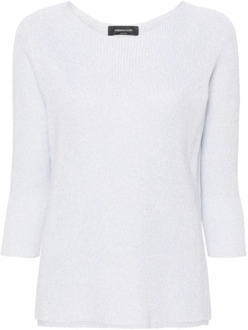 Sweatshirts Fabiana Filippi , White , Dames - Xl,L,S,Xs