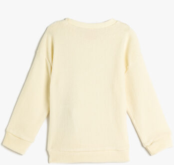 SWEATSHIRTS Groene Basic Sweatshirt Ronde Hals Lange Mouwen