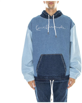 Sweatshirts Hoodies Karl Kani , Blue , Heren - S