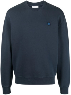 Sweatshirts Hoodies Maison Kitsuné , Blue , Heren - L,M