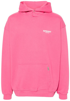 Sweatshirts Hoodies Represent , Pink , Heren - 2Xl,Xl,L