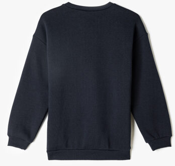 SWEATSHIRTS Ronde kraag Met drukwerk Sweatshirt Navy