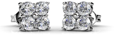 Sweet Square Sets - Zilver en Kristal - One Size