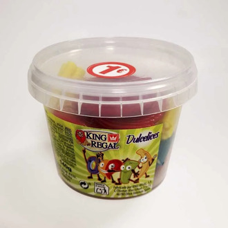 Sweeteners, assortment of sweet gels and rubber candy