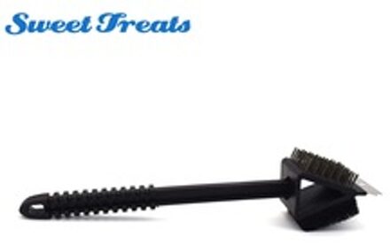 Sweettreats 3 in1 Rvs Lange Steel Barbecue Grill Oven Borstel BBQ Cleaner Koperdraad BBQ Grill Borstel