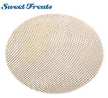 Sweettreats Bbq Ronde Grillen Mesh, Non-stick Grill Mat Voor Koken/Barbecue/Bakken Raster