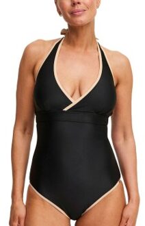 Swegmark Haiti Halterneck Swimsuit Zwart,Beige,Versch.kleure/Patroon - B/C 36,B/C 38,B/C 40,B/C 42,B/C 44,B/C 46,D/E 36,D/E 38,D/E 40,D/E 42,D/E 44,D/E 46