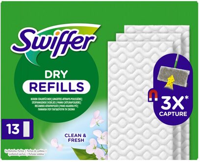 Swiffer DRY FRESH Vloerdoekjes 52 stuks wit