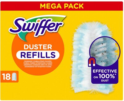 Swiffer Duster Navulling doos a 18 stuks wit