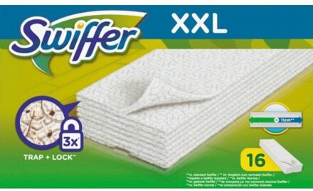 Swiffer navulling voor XXL Kit, pak van 16 stuks Wit