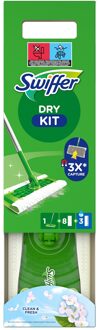 Swiffer Vloerreiniger Starterkit 12-dlg grijs