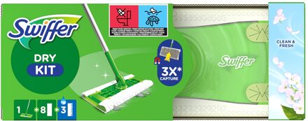 Swiffer Vloerreiniger Starterkit 12-dlg wit