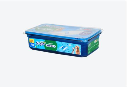 Swiffer WET PET Vloerdoekjes 20 stuks wit