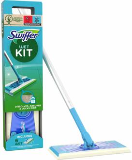 Swiffer WET Starterkit 7-delig blauw