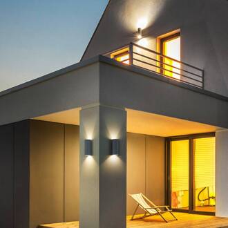 Swift - LED buitenwandlamp grafiet IP65