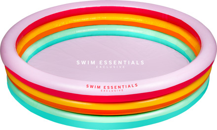 Swim Essentials Kinderzwembad Regenboog 3 ringen - 150 cm Multikleur