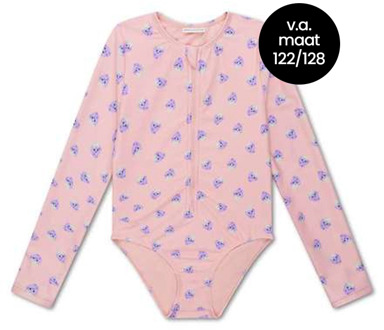 Swim Essentials meisjes uv-kleding Zalm - 110-116