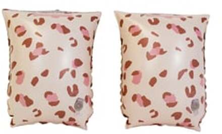 Swim Essentials Old Pink Leopard - Inflatable Swimming Armbands 2-6 years Multikleur