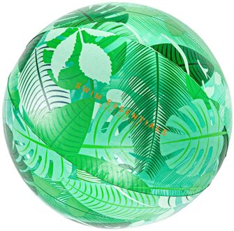 Swim Essentials Swim Essential s Strandbal Tropical Leaves ⌀ 51 cm Groen