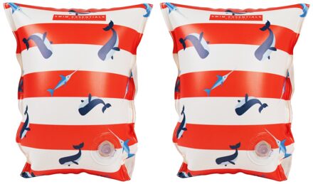 Swim Essentials Zwembandjes Walvissenprint 2-6 jaar Multikleur