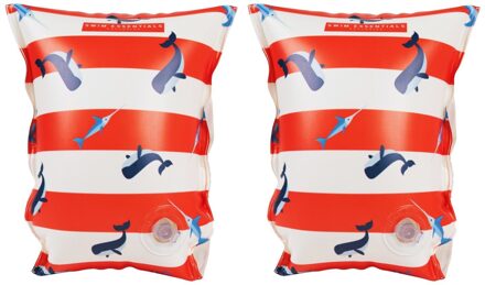 Swim Essentials Zwembandjes Walvissenprint 2-6 jaar Multikleur