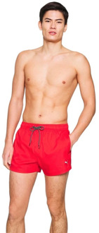 Swim Korte Short Heren Zwembroek - rood - Maat XS