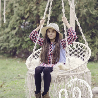 Swing Hanging Chair Outdoor Balcony Dormitory Hammock Children Indoor Leisure Woven Kids Furniture