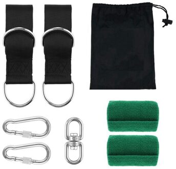 Swing Hangmat Boom Mat Opknoping Kit Band Karabijnhaak Camping Tuin Swing Fittings H056