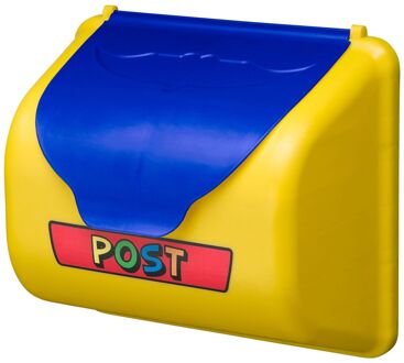 Swing King Brievenbus Geel/blauw