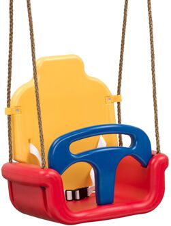 Swing King Groeischommel Geel/rood/blauw