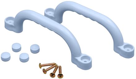 Swing King Handgreep Voor Speeltoestel Kunsstof Pastelblauw - 2 Stuks