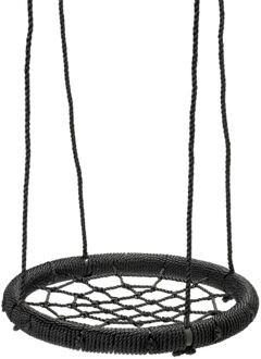 Swing King Schommel Zwarte Canvas Ø60cm