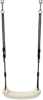 Swing King Schommelzitje Pastel Wit - Kunststof - 1 Persoon - 43cm