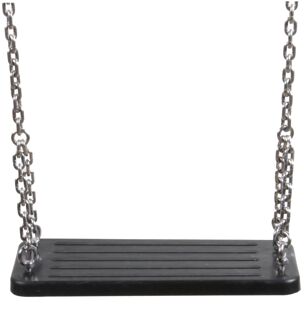 Swing King schommelzitje rubber ketting Zwart