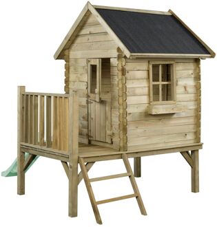 Swing King Speelhuisje Camilla Met Glijbaan Pastel Groen