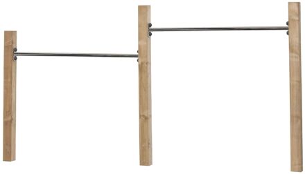 Swing King Speeltoestel Duikelrek Dubbel Rvs