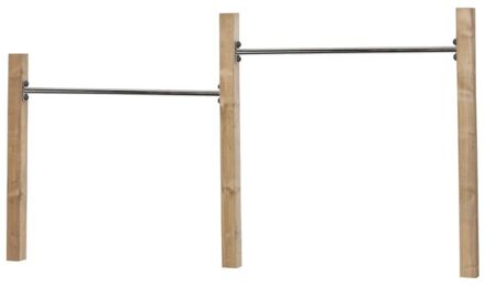 Swing King Speeltoestel Duikelrek Dubbel Rvs