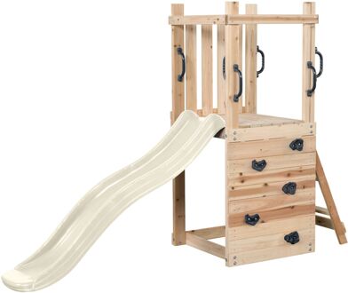 Swing King Speeltoestel Irma Pastel - Hout En Kunststof - Pastel Wit - 235cm