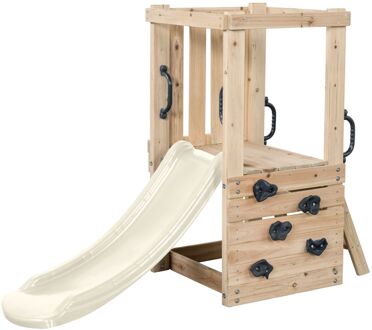 Swing King Speeltoestel Irma Small - Hout En Kunststof - 3 Personen - Pastelwit - 185cm
