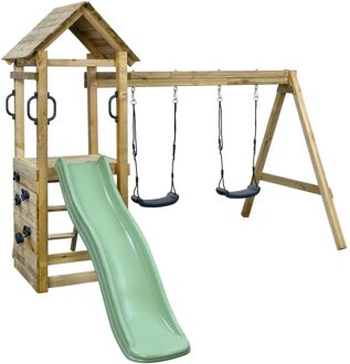 Swing King Speeltoestel Maria Met Glijbaan Pastel Groen