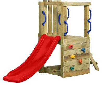 Swing King Speeltoestel Met Glijbaan Irma Small Rood 70x185x120cm