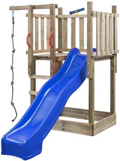 Swing King Speeltoestel Met Glijbaan Mario Blauw 2,2m