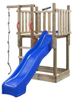 Swing King Speeltoestel Met Glijbaan Mario Blauw 250cm